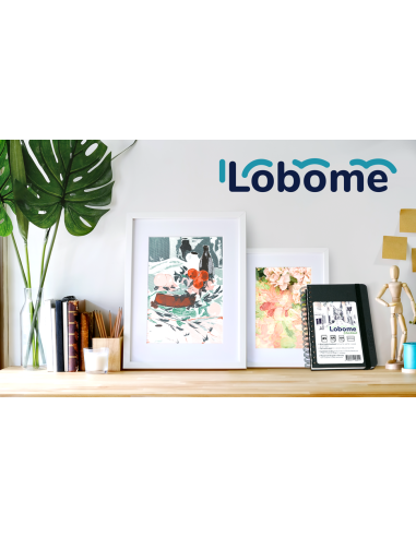 Set 7 Rame Foto Lobome (4+3 GRATUIT) Negru | MDF, Modern